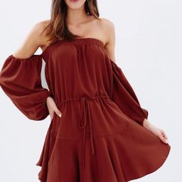 Shona Joy Off The Shoulder Dress for rent on The Volte - image 1