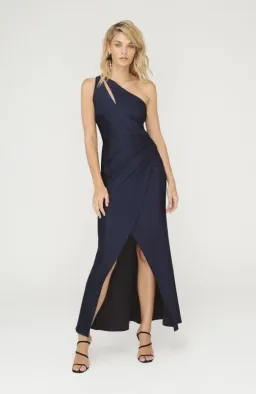 Sheike Matrix Maxi Dress Navy Size 10 for rent on The Volte - image 1