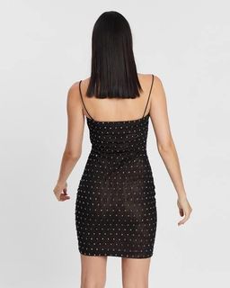 Misha Halsey Mini Dress Black Size 6 for rent on The Volte - image 7