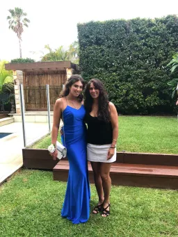 Villoni Boutique Customised Formal Dress Blue Size AU 10  for rent on The Volte - image 2