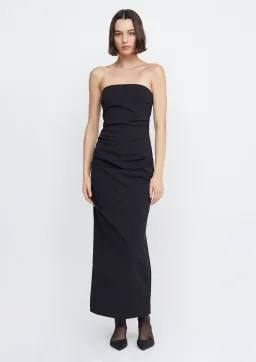 Bec & Bridge Zelie Strapless Maxi Dress Black Size AU 6 for rent on The Volte - image 1