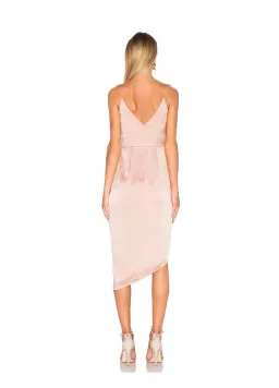 Zimmermann Sueded Silk Plunge Dress Peony Size AU 10 for rent on The Volte - image 3