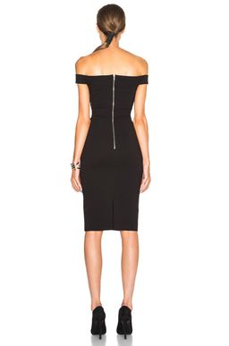 NICHOLAS THE LABEL // PONTI OFF SHOULDER STRAP DRESS for rent on The Volte - image 3