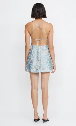 Bec & Bridge Nina Apron Mini Dress Blue Size AU 10 for rent on The Volte - image 3