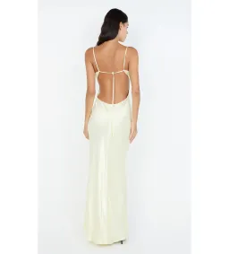 Bec & Bridge Cedar City Maxi dress in Ice Yellow Size AU 6 for rent on The Volte - image 3
