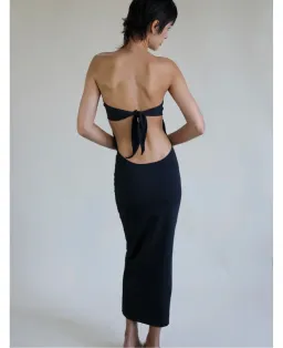 BUCI NYC Long Flower Dress Black Size 6 for rent on The Volte - image 3