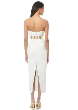 Eliya the Label Zariah Midi Dress White Size S / AU 8 for rent on The Volte - image 6