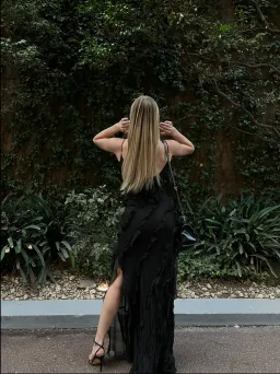 Rat & Boa Selena Dress Black Size 6  for rent on The Volte - image 3