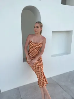 Bec & Bridge Soleil Slip Maxi Dress Print Size 8 for rent on The Volte - image 1