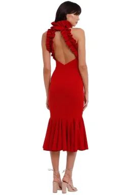 Elliatt Composure Dress Scarlet Red Size AU 10 for rent on The Volte - image 3