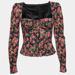 Dolce and Gabbana Long Sleeve Bustier Top Floral Size 6  for rent on The Volte - image 4