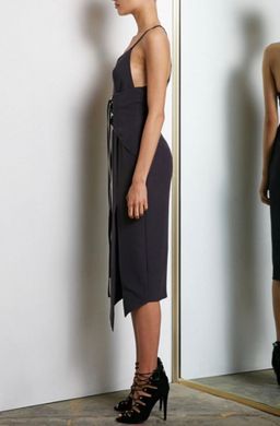 Shona Joy Nightingale Corset Cocktail Midi Dress size 12 for rent on The Volte - image 3