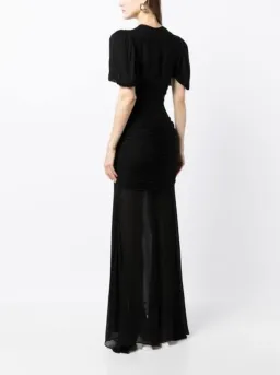 De La Vali Olympia Maxi Dress Black Size 12 for rent on The Volte - image 3