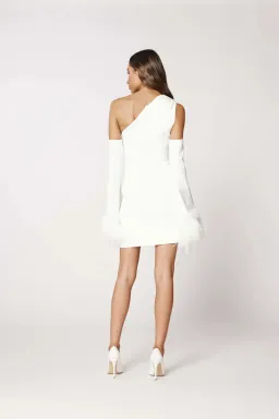 Bianca & Bridgett Dezi Dress White Size 10  for rent on The Volte - image 1