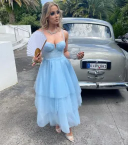 Alamour the Label Jolie Dress Blue for rent on The Volte - image 2