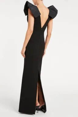 Rebecca Vallance Katie Gown Black Size 4 for rent on The Volte - image 2