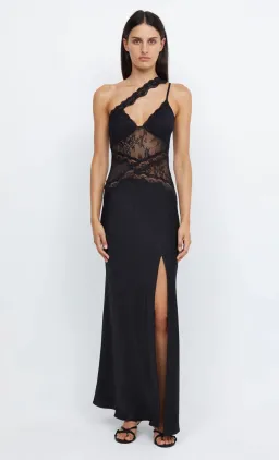 Bec & Bridge Ria Asym Maxi Dress Black Size 8 for rent on The Volte - image 1