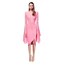 Alex Perry Darcy Dress Pink Size 6 for rent on The Volte - image 1