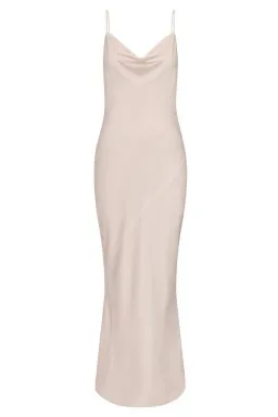 Shona Joy Luxe Bias Cowl Slip Dress Cream Size AU 8 for rent on The Volte - image 5