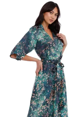 Ginger & Smart Night Grass Wrap Dress Multi Print Size 8 for rent on The Volte - image 4