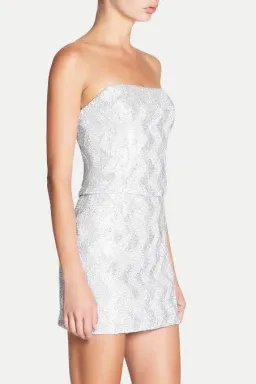 Manning Cartell No Filter Bustier and Skirt In Metallic Size 8 for rent on The Volte - image 2