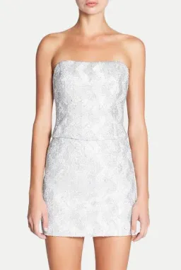 Manning Cartell No Filter Bustier and Skirt In Metallic Size 8 for rent on The Volte - image 1