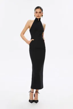 THE NEW ARRIVALS by İlkyaz Özel Hemingway in Chez Castel Black Dress Size 8/S for rent on The Volte - image 1