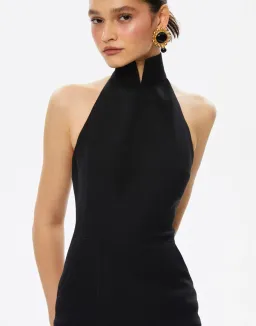 THE NEW ARRIVALS by İlkyaz Özel Hemingway in Chez Castel Black Dress Size 8/S for rent on The Volte - image 2