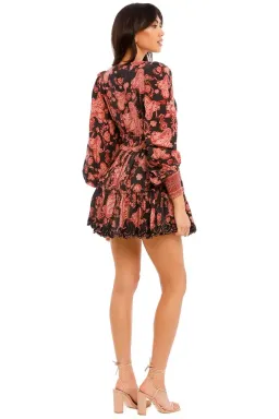 Hemant & Nandita Luana Cashmere Dress Print Size 8 for rent on The Volte - image 4