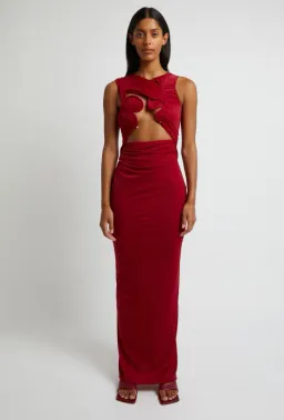 Christopher Esber Venus Tank Dress Cherry Size 10 for rent on The Volte - image 1