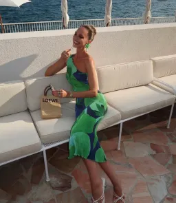 Lidee Naomi Gown Capri Green  for rent on The Volte - image 4