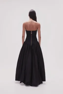 Aje Violette Bubble Hem Maxi Dress in Black Size 12 for rent on The Volte - image 3