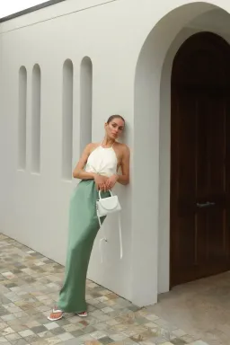 Bec & Bridge Carrie Halter Maxi Dress Multi Green Size 10 for rent on The Volte - image 5