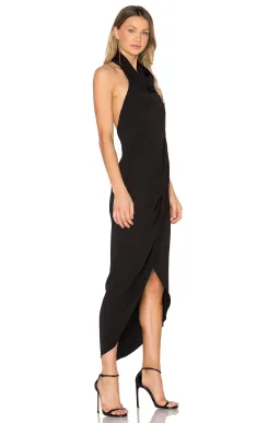 Shona Joy Funnel Neck Backless Maxi Dress Black Size 8 for rent on The Volte - image 2