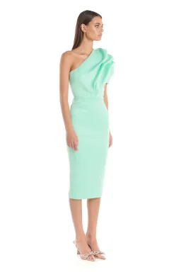 Eliya The Label Suzie Midi Dress Green Size AU 8 for rent on The Volte - image 5