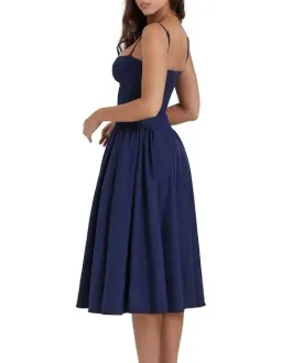 House Of CB Samaria Dress Navy Size Small Size AU 8 for rent on The Volte - image 4