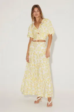 Hansen and Gretel Evergreen Skirt Soleil Floral Size 6 for rent on The Volte - image 2