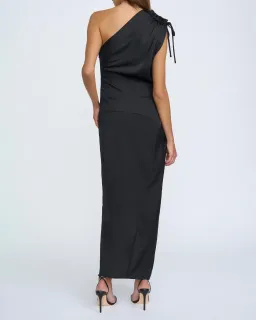 By Johnny One Shoulder Jasmine Dress Black Size 10 for rent on The Volte - image 3