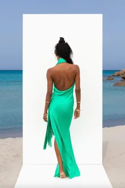 Rat & Boa Azzara Dress Green Size XS / AU 6 for rent on The Volte - image 2