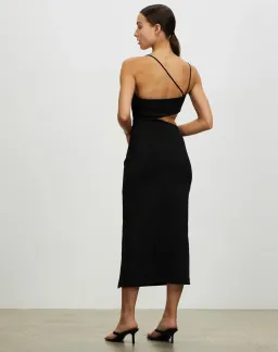 Lover Royce Midi Dress Black Size 6 for rent on The Volte - image 2