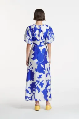 Sir The Label Vivi Puff-Sleeve Maxi Dress Print Size 10 for rent on The Volte - image 3