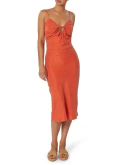 Winona Seraphina Midi Dress Paprika Size AU 6 for rent on The Volte - image 1
