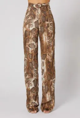 Winona Python Pant Print Size XS / AU 6 for rent on The Volte - image 2