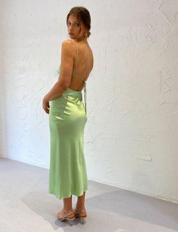 Bec & Bridge Apple Eyes Maxi Dress Apple Green Size 8  for rent on The Volte - image 5