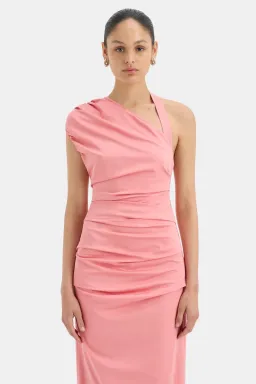 Sir the Label Giacomo Gathered Gown Pink Size 6  for rent on The Volte - image 2