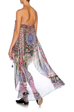 Camilla Kalbelia Queen Pink Mini Dress With Long Overlay Size 12 for rent on The Volte - image 3