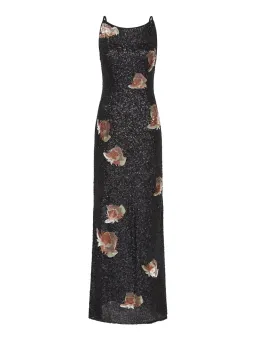 Moss and Spy Greta Gown Black Size AU 12 for rent on The Volte - image 4