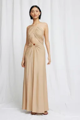 Significant Other Kyla Midi Dress Gold Size AU 12 for rent on The Volte - image 1