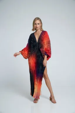L’idee De Luxe Gown Fire Ombré Size 12 for rent on The Volte - image 1