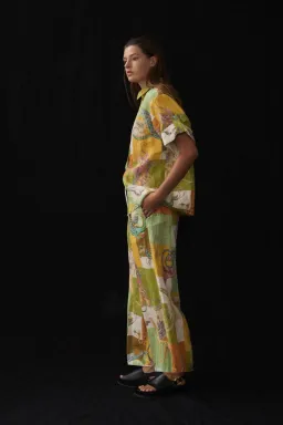 Alemais Jerome Cuffed Pant Multi Size AU 12 for rent on The Volte - image 2